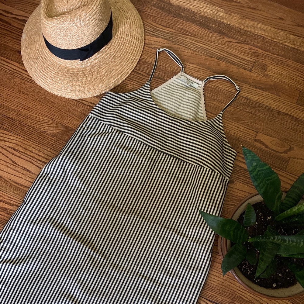 Madewell striped pocket dress